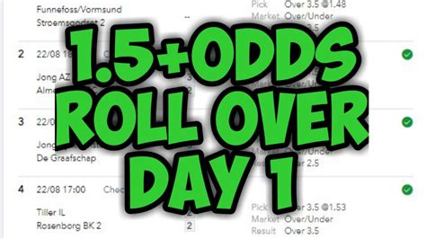 1.5 odds rollover strategy